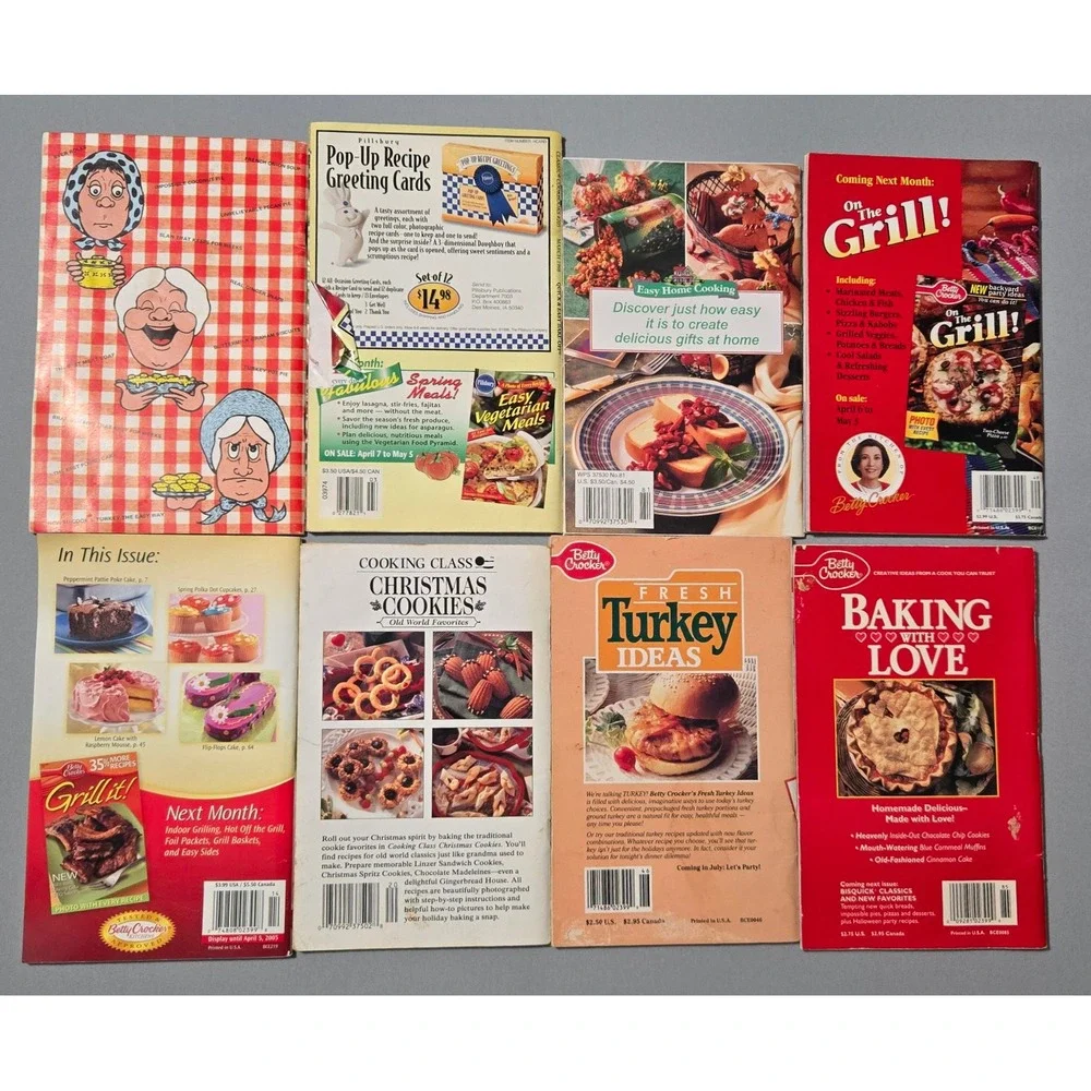 Vintage Cookbook Lot 18 Mixed Pillsbury Jell-O‎ Taste of Home Southern Recipes
